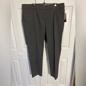 Briggs New York Women's Plus Size Stretch Millenium Welt Pocket Pull On Pant